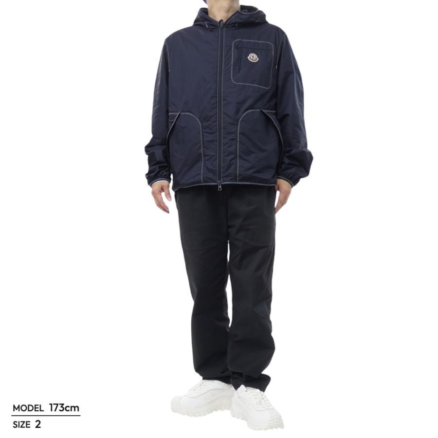 MONCLER モンクレール メンズブルゾン 1A00148 53A5E / TERCHE ネイビー 2026春夏新作の画像