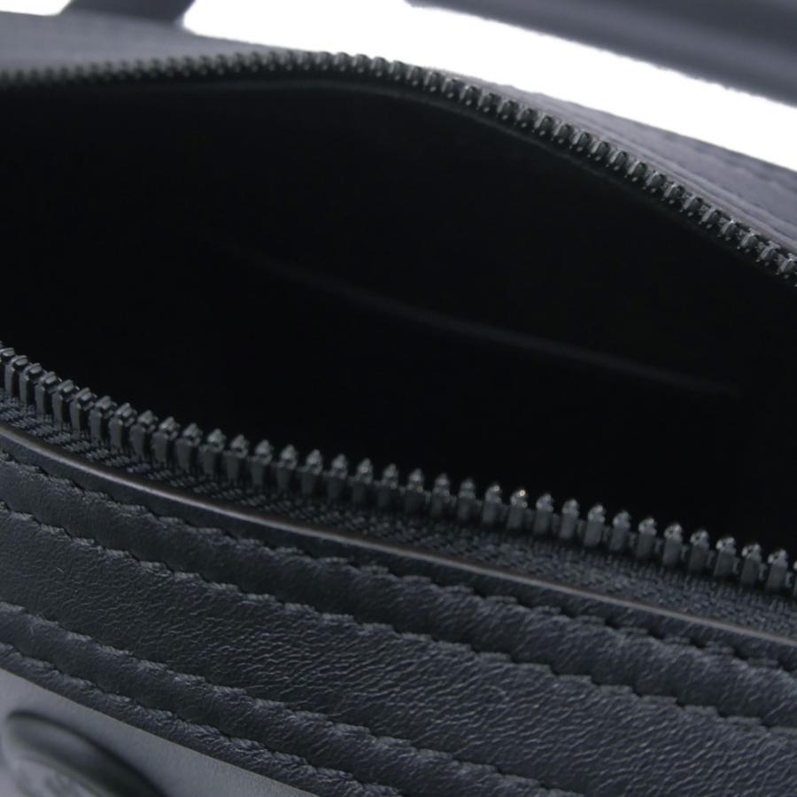 【最高峰ライン/新品】モンクレール ボディバッグ 黒 ビッグロゴ 正規品 MONCLER（モンクレール） ボディバッグ デュランス ブラック メンズ