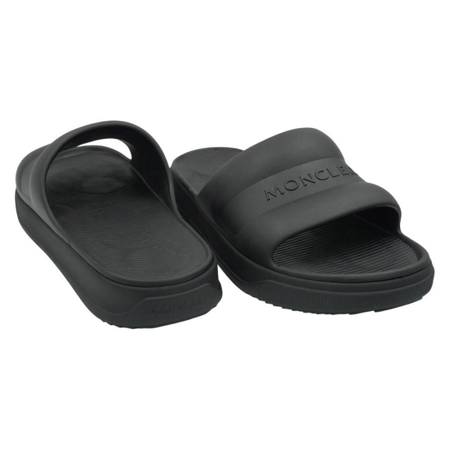 MONCLER モンクレール メンズシャワーサンダル 4N00010 M8260 / MONCLER ALTIVE SLIDE ブラック 2026春夏新作の画像