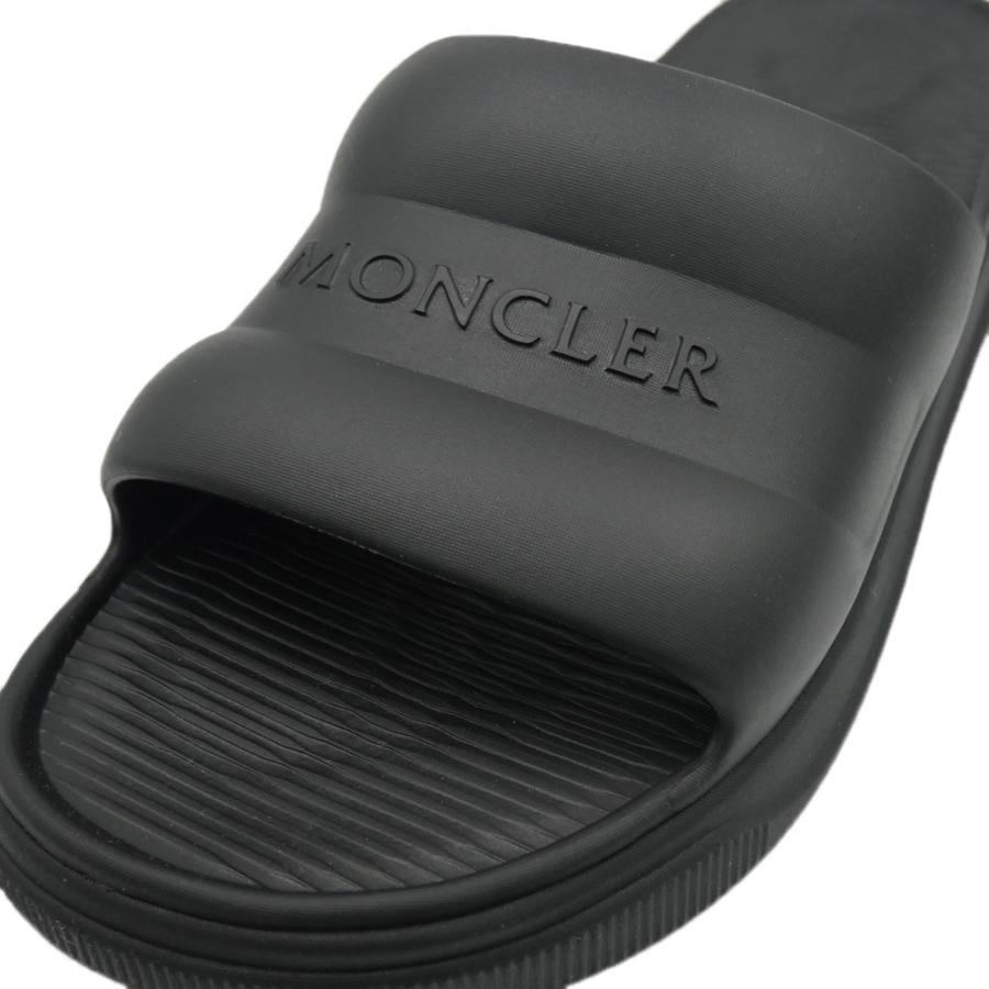 MONCLER モンクレール メンズシャワーサンダル 4N00010 M8260 / MONCLER ALTIVE SLIDE ブラック 2026春夏新作の画像