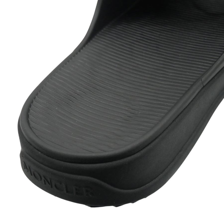 MONCLER モンクレール メンズシャワーサンダル 4N00010 M8260 / MONCLER ALTIVE SLIDE ブラック 2026春夏新作の画像