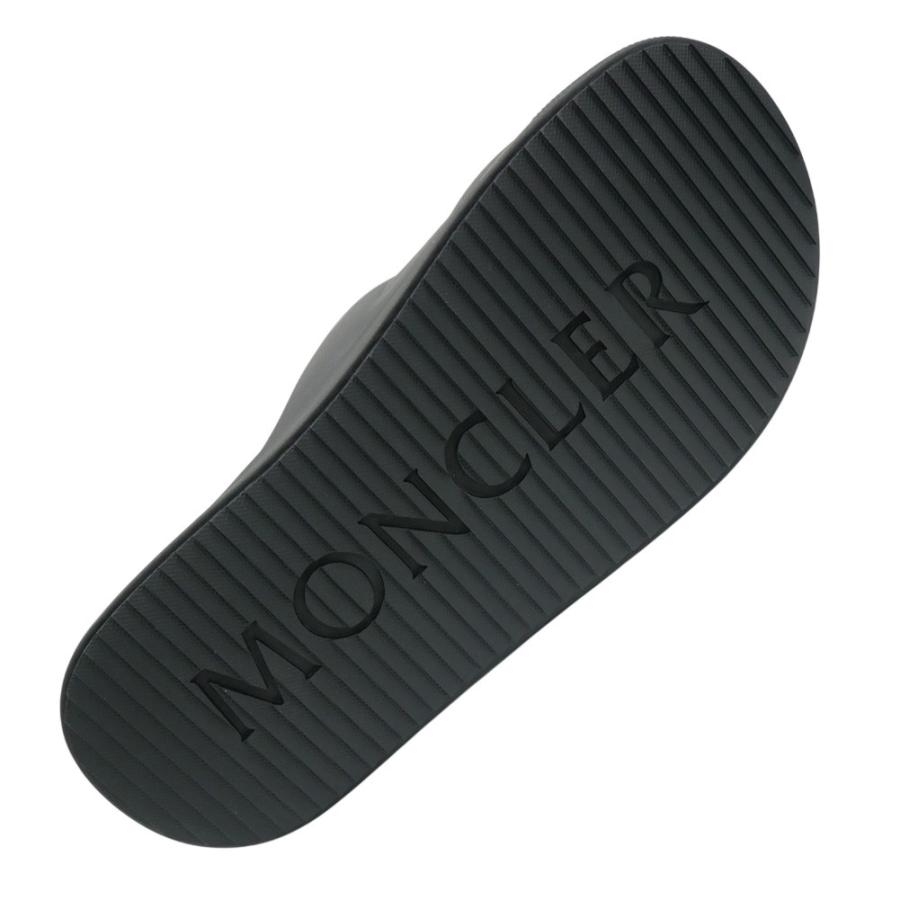 MONCLER モンクレール メンズシャワーサンダル 4N00010 M8260 / MONCLER ALTIVE SLIDE ブラック 2026春夏新作の画像