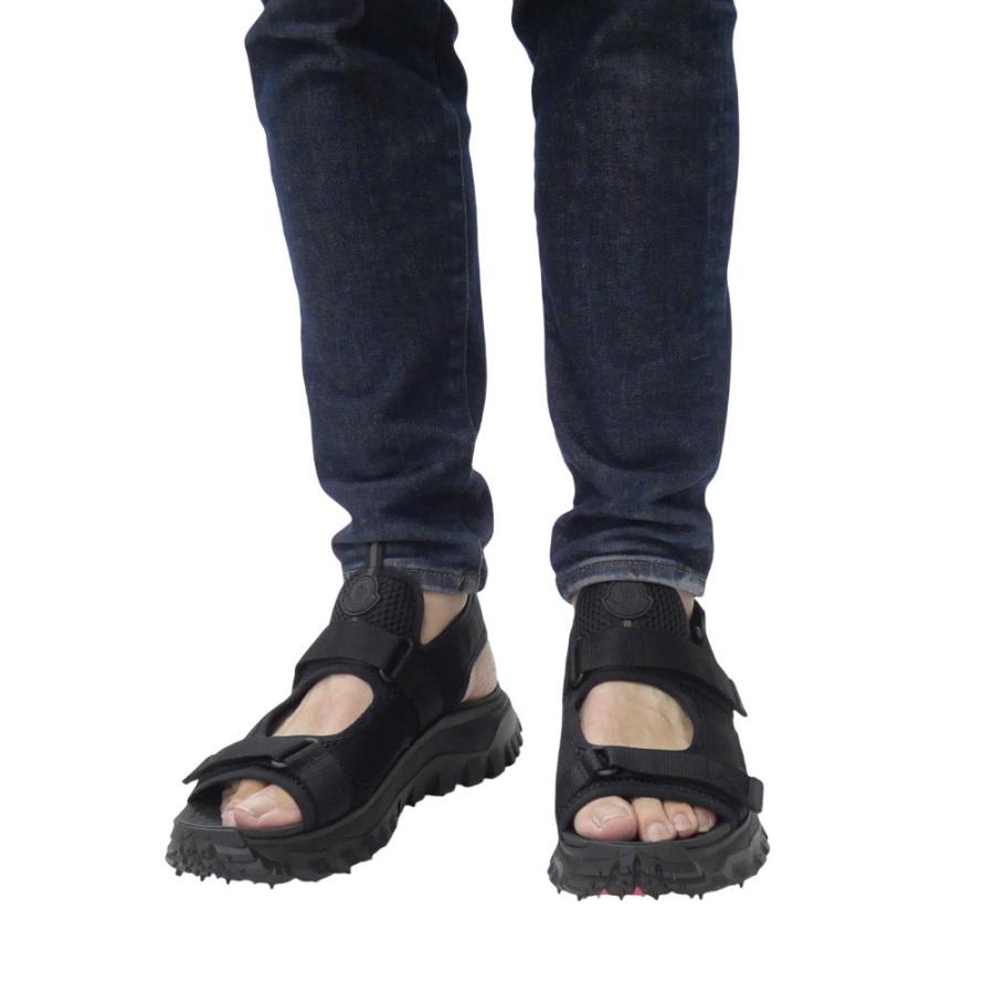 MONCLER モンクレール メンズストラップサンダル 4L00020 M3808 / TRAILGRIP VELA ブラック 2026春夏新作の画像