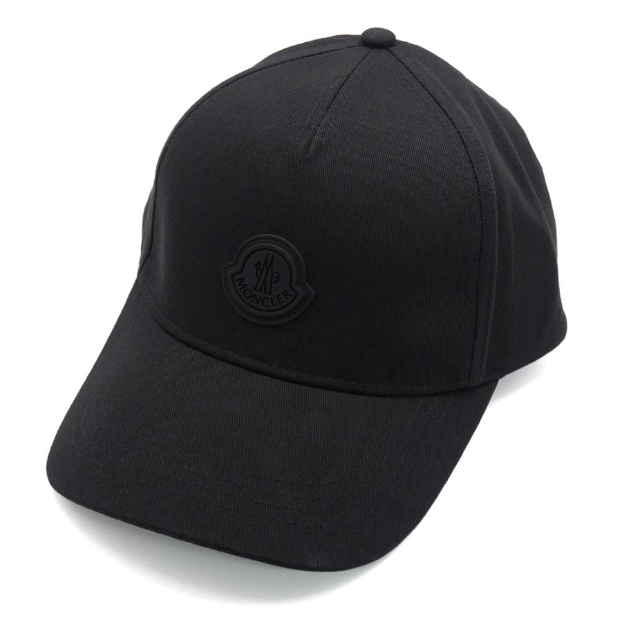 MONCLER モンクレール レディース キャップ 3B00011 0U082 ブラック 2026春夏新作の画像