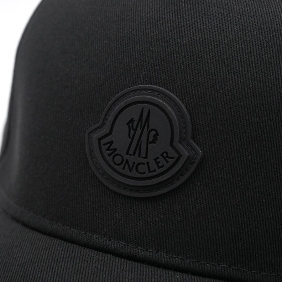 MONCLER モンクレール レディース キャップ 3B00011 0U082 ブラック 2026春夏新作の画像