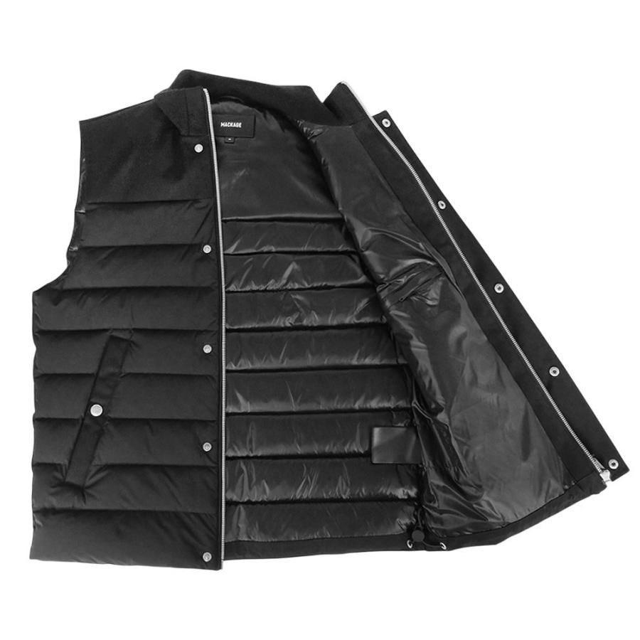 Mackage マッカージュ メンズダウンベスト BRODY ブラック : TRE STYLE