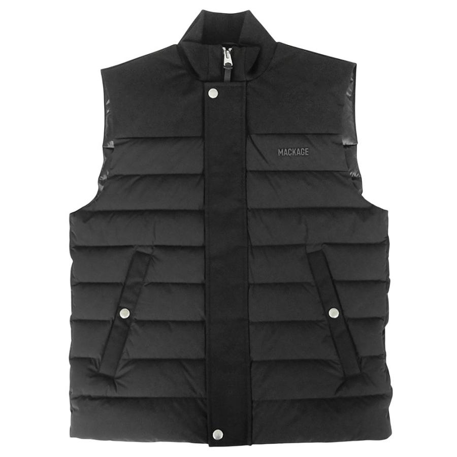 Mackage マッカージュ メンズダウンベスト BRODY ブラック : TRE STYLE