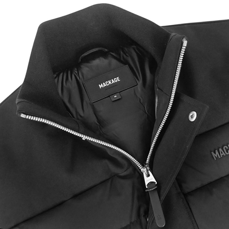 Mackage マッカージュ メンズダウンベスト BRODY ブラック : TRE STYLE