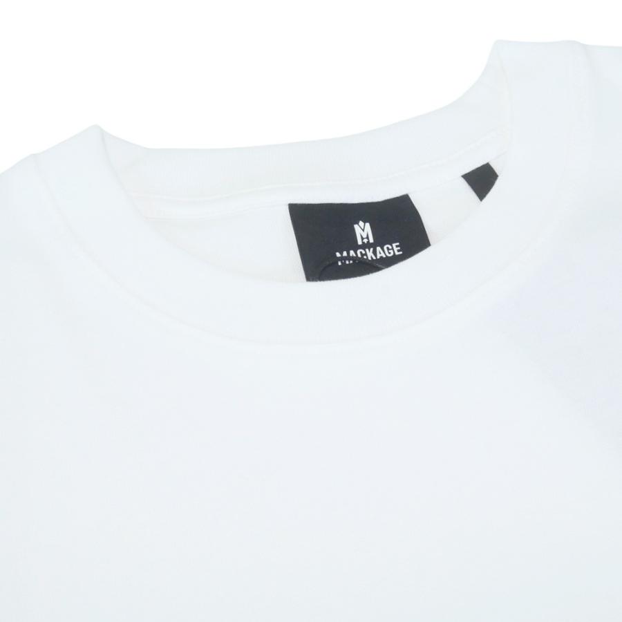 Mackage マッカージュ メンズクルーネックTシャツ TEE-R ホワイト 2026 
