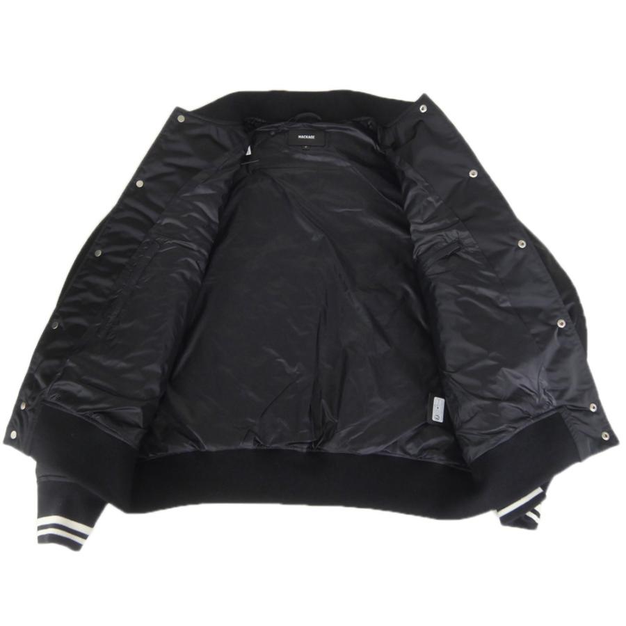 MACKAGE マッカージュ メンズボンバージャケット AIDAN-SA ブラック 2026春夏新作の画像