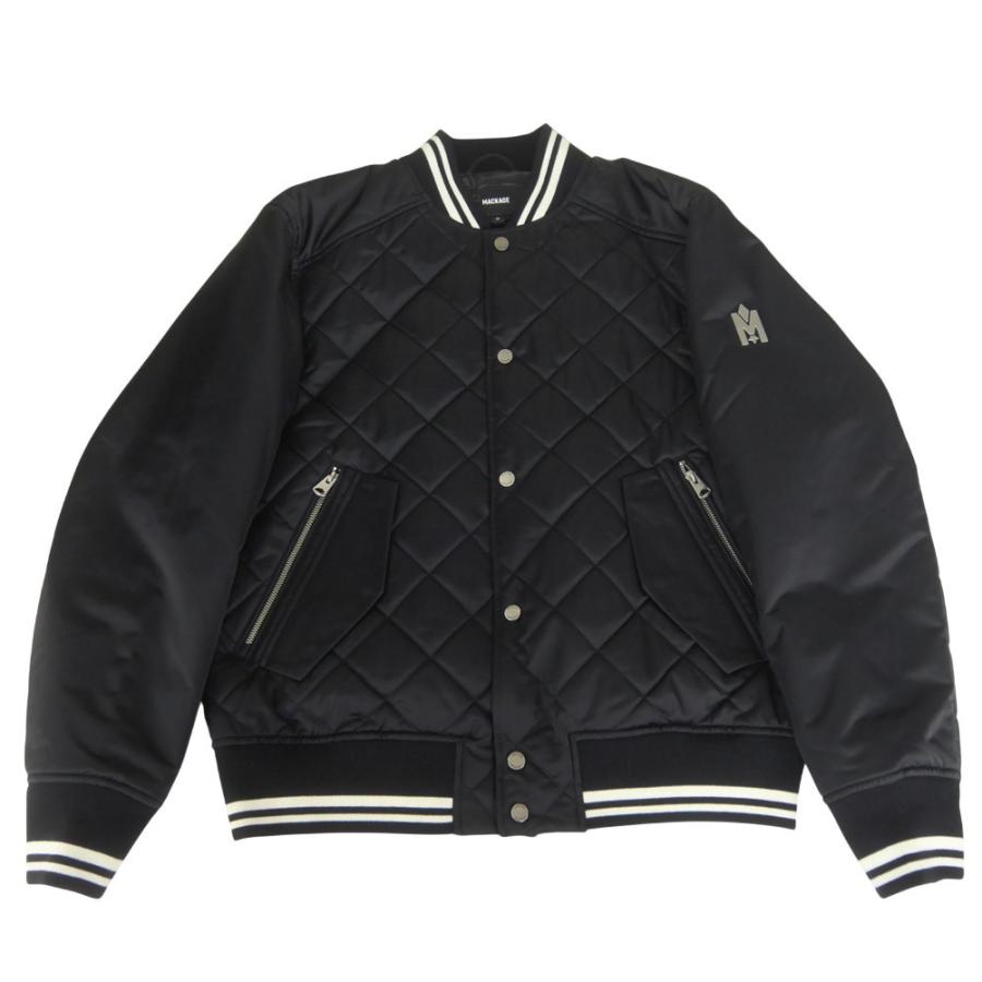 MACKAGE マッカージュ メンズボンバージャケット AIDAN-SA ブラック 2026春夏新作の画像