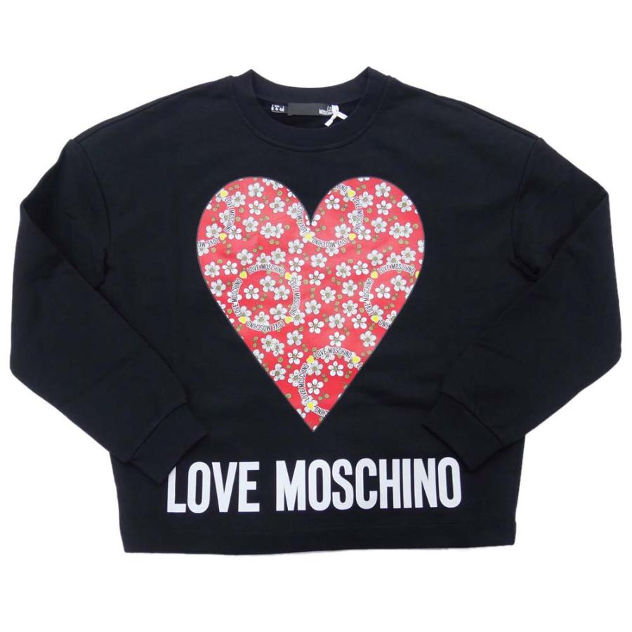 LOVE MOSCHINO ラブモスキーノ レディーストレーナー W640401-M4055 ブラック｜tre-style｜02