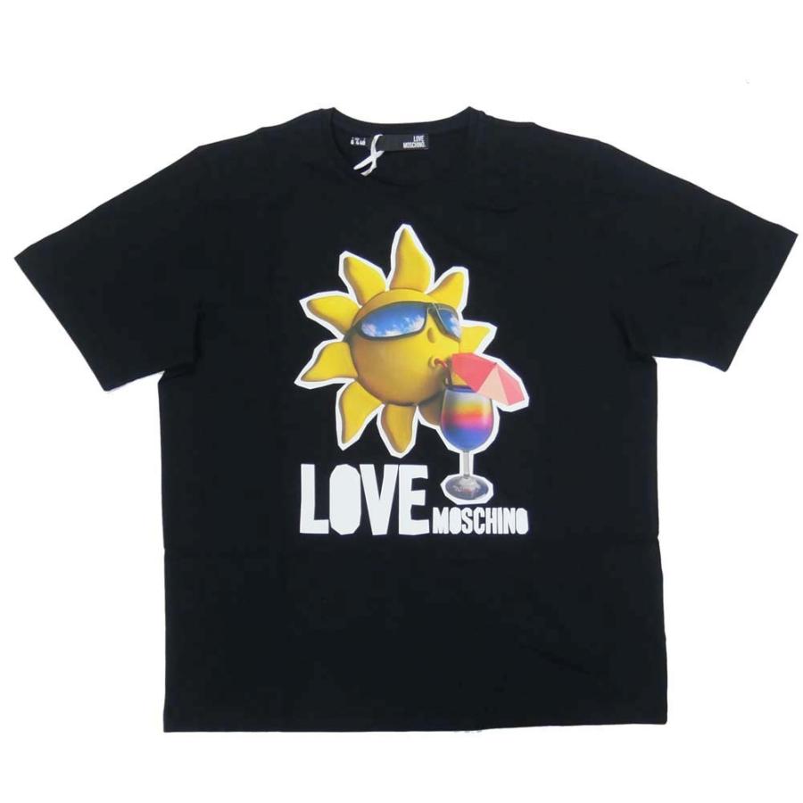 Love Moschino LOVE MOSCHINO ラブモスキーノ レディースクルーネックT 