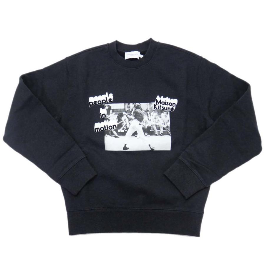 スウェットトレーナー/メゾンキツネ Maison Kitsune (メゾン キツネ) 裏起毛 カレッジフォックス クルー