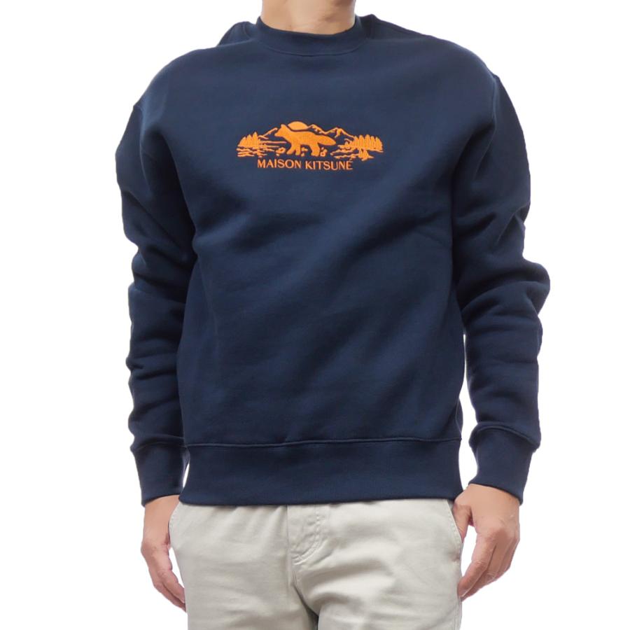 MAISON KITSUNE メゾンキツネ メンズ裏起毛トレーナー MM00308KM0307 