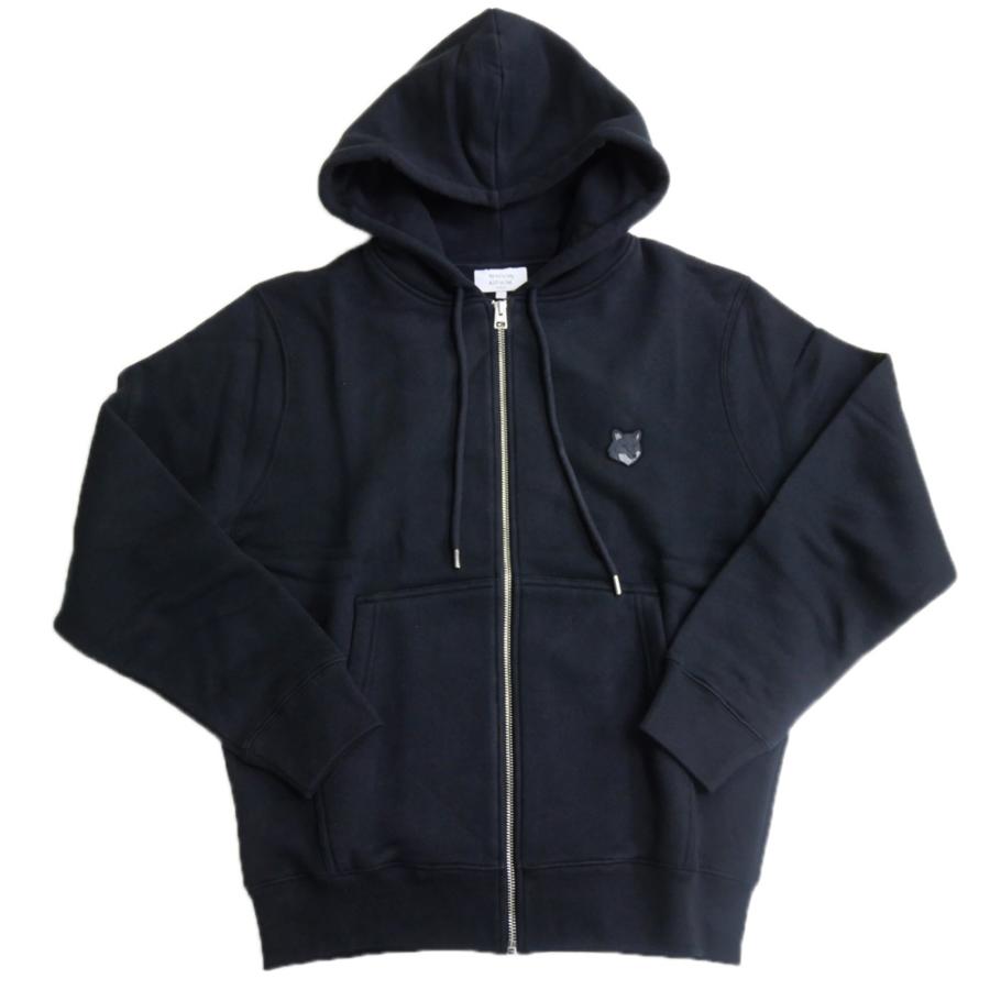 MAISON KITSUNE メゾンキツネ メンズ裏起毛ジップアップパーカー MAISON KITSUNE メゾンキツネ メンズ裏起毛ジップアップパーカー