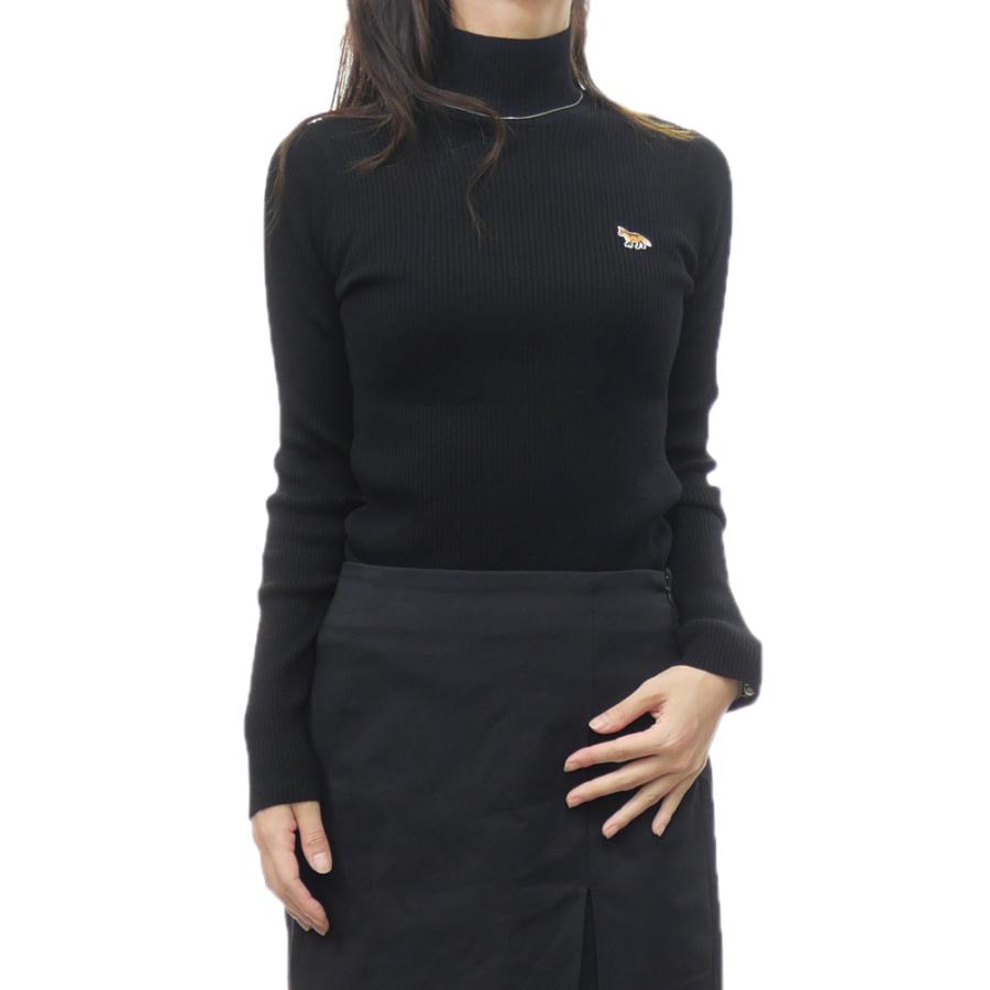 美品！【MAISON KITSUNE】ハイネックセーターベビーフォックスパッチ 美品！【MAISON KITSUNE】ハイネックセーターベビーフォックスパッチ