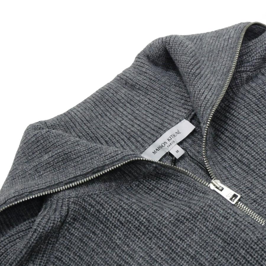MAISON KITSUNE メゾンキツネ ハーフジップセーター ニット MAISON KITSUNE メゾンキツネ ハーフジップセーター ニット
