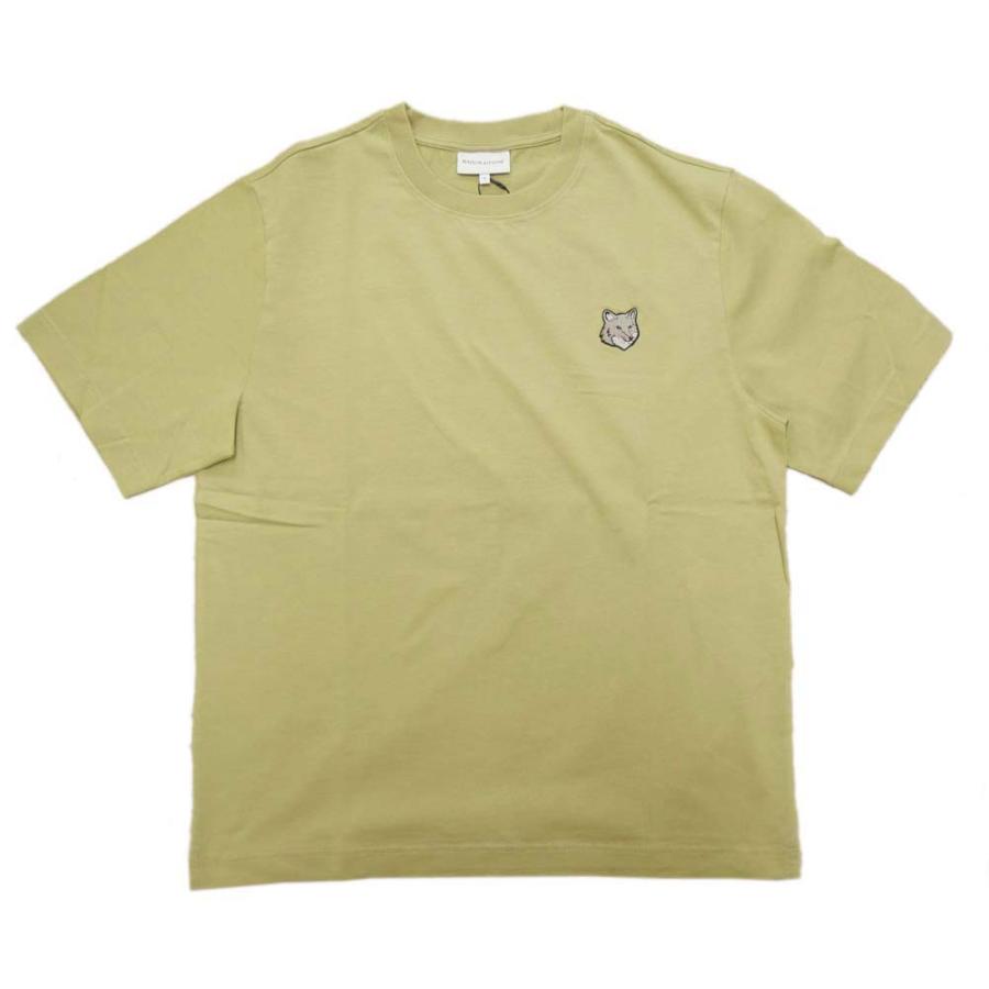 【国内発送】Maison kitsune ロゴ刺繍クルーネックTシャツ MAISON KITSUNE メゾンキツネ クルーネックTシャツ FOX HEAD