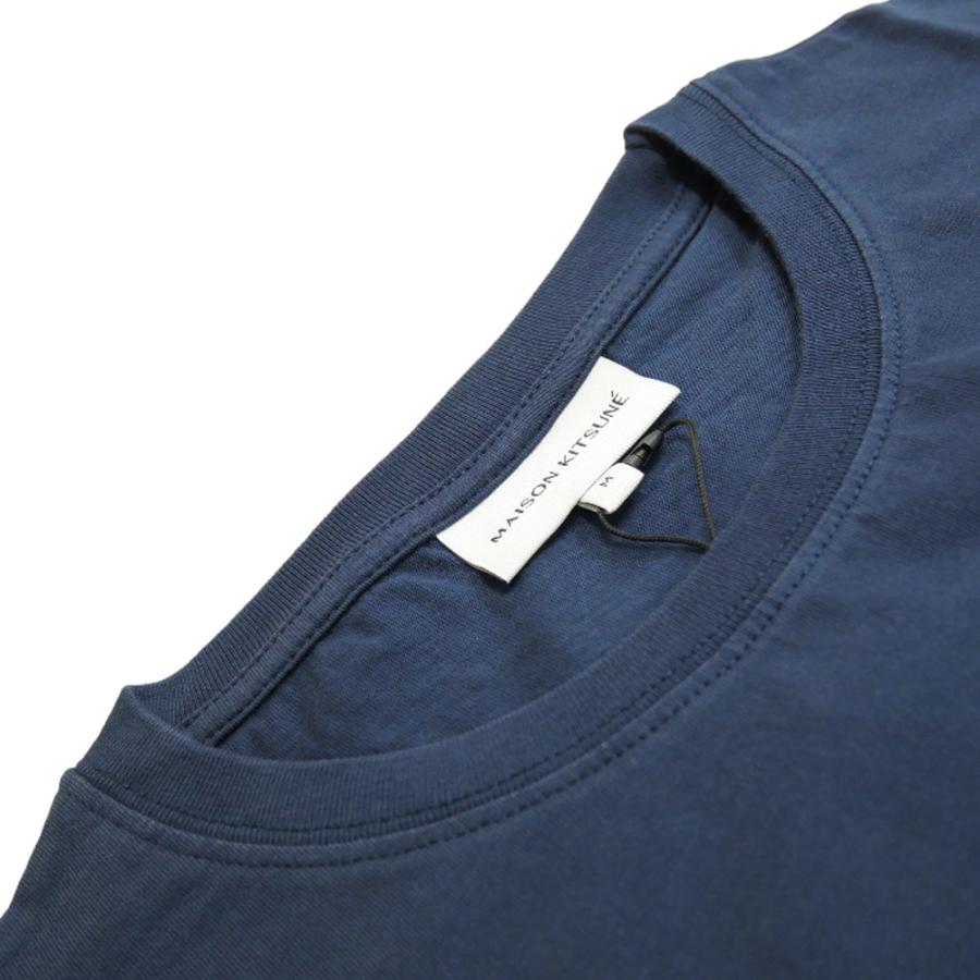 【未使用タグ付】 メゾンキツネ マッキントッシュ シャツワンピース M ネイビー ワンマイルから休日まで◎。メゾンキツネで叶えるきれいめ