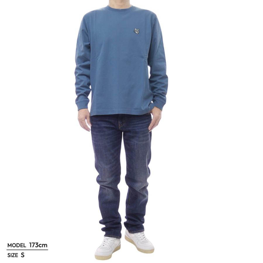 MAISON KITSUNE（メゾン キツネ） メンズクルーネックロングTシャツ