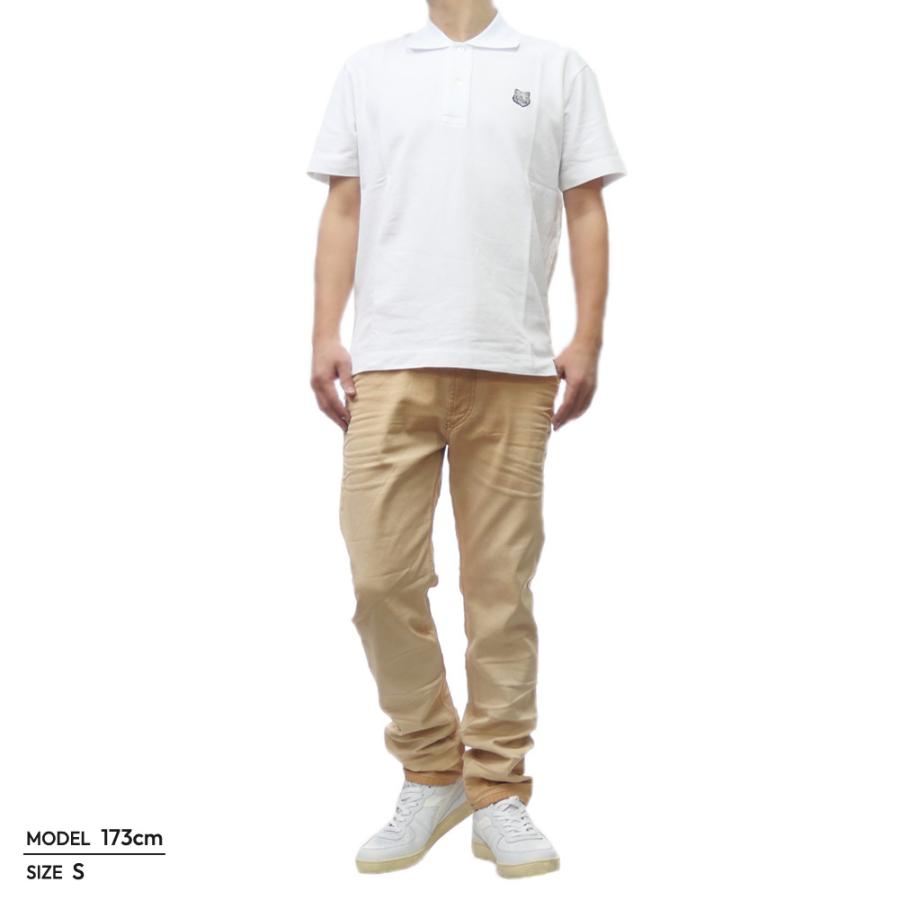 【MK25SS334】MAISON KITSUNE 鹿の子ポロシャツ MM00207KJ7010 MAISON KITSUNE メゾンキツネ メンズ鹿の子ポロシャツ
