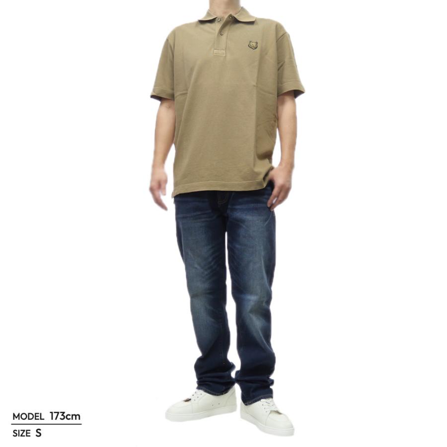 MAISON KITSUNE（メゾン キツネ） メンズ鹿の子ポロシャツ MM00210