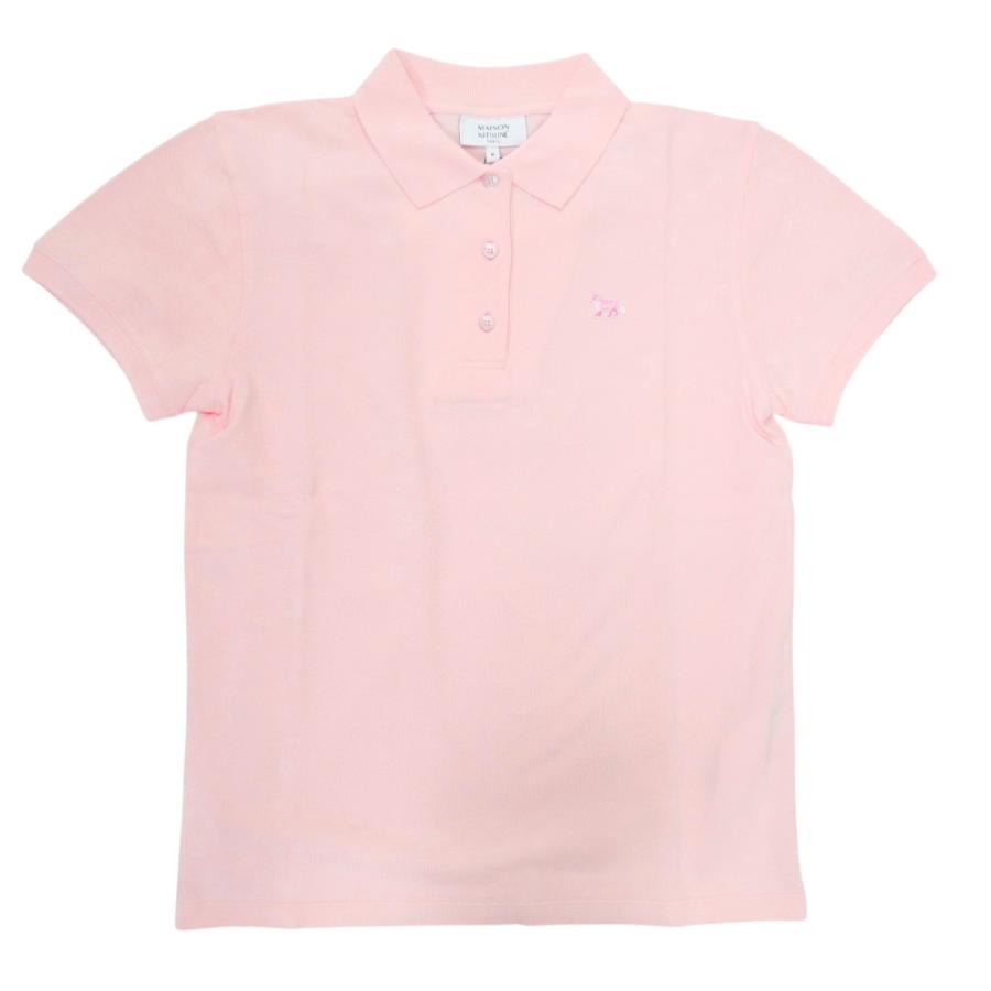 MAISON KITSUNE メゾンキツネ レディース鹿の子ポロシャツ