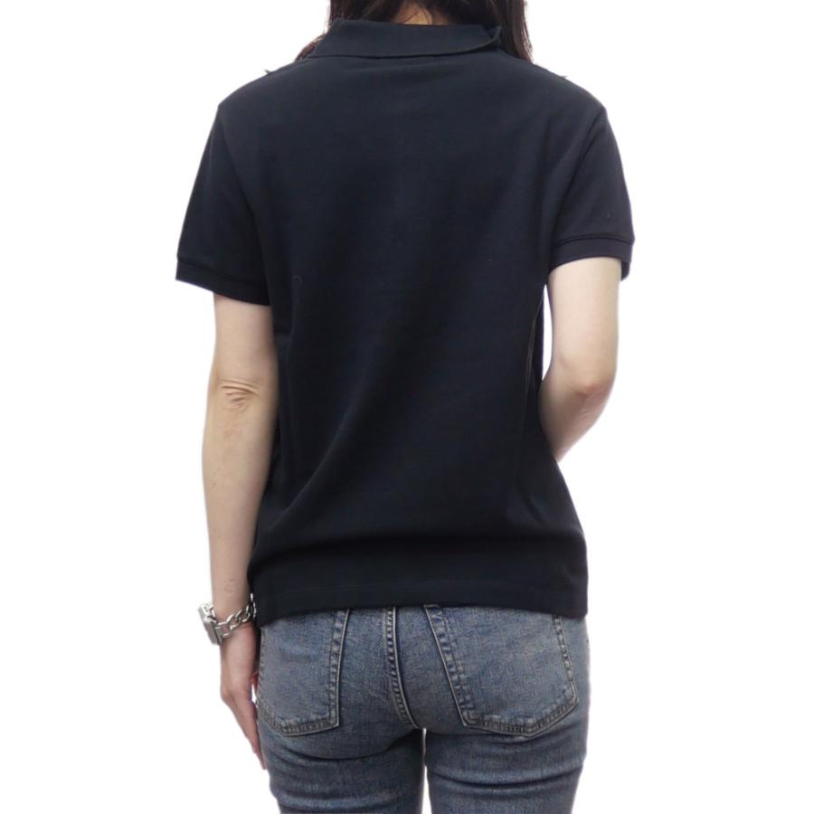 【値引価格コメント欄に】メゾンキツネ 半袖鹿の子ポロワンピース S～M相当 紺 MAISON KITSUNE メゾンキツネ レディース鹿の子ポロシャツ