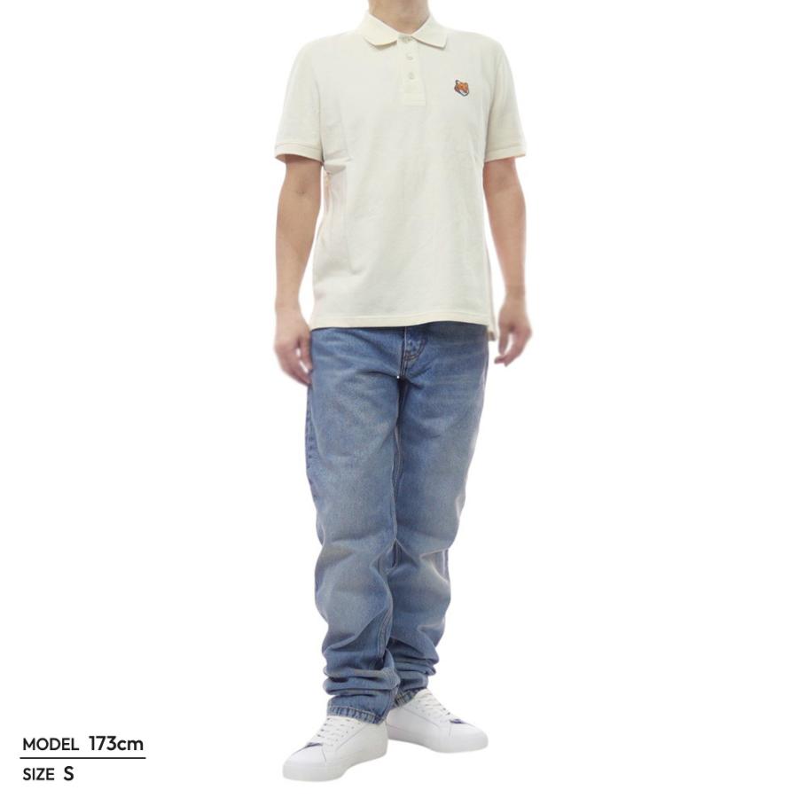 MAISON KITSUNE　長袖ポロシャツ S MAISON KITSUNE（メゾン キツネ） ニット 長袖ポロシャツ FOX HEAD