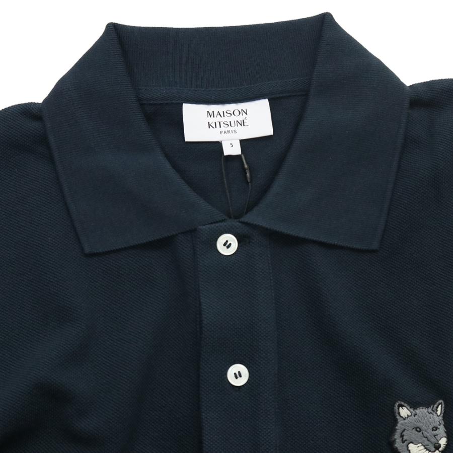 MAISON KITSUNE（メゾン キツネ） メンズ鹿の子ポロシャツ 