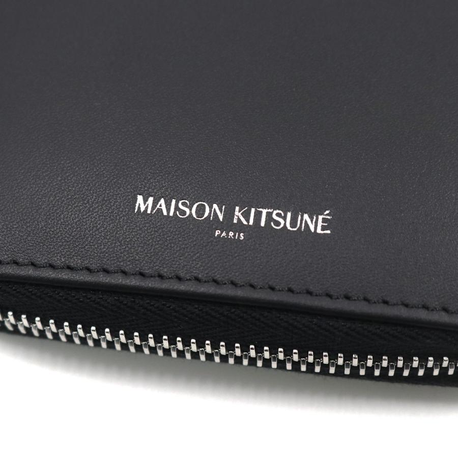 MAISON KITSUNE（メゾン キツネ） ラウンドファスナー二つ折り財布