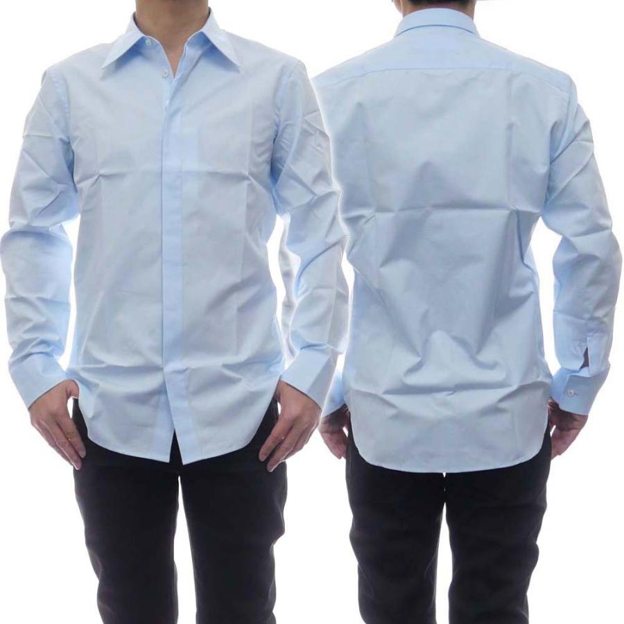 MAISON MARGIELA メゾンマルジェラ メンズコットンシャツ S50DL0435 S43001 ライトブルー