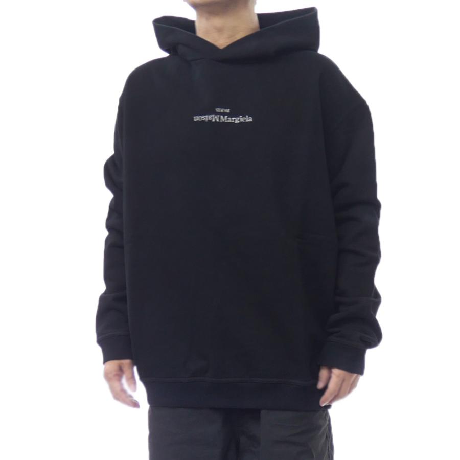 MAISON MARGIELA メゾンマルジェラ パーカー メンズ プルオーバー S50GU0167 M25503 ブラック Maison Margiela（メゾンマルジェラ） メンズプルオーバーパーカー