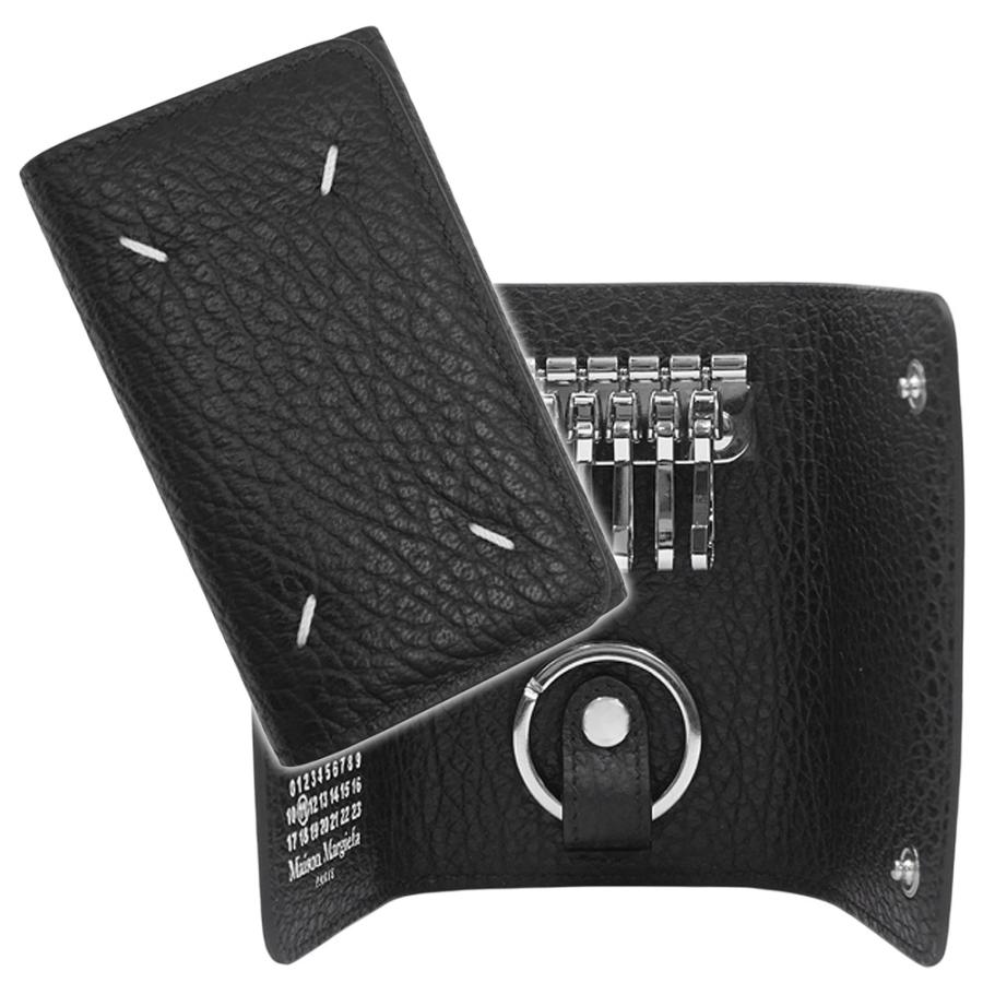 MAISON MARGIELA メゾンマルジェラ メンズ 6連キーケース SA3UA0001 P4455 ブラック Maison Margiela（メゾンマルジェラ） メンズ6連キーケース SA3UA0001