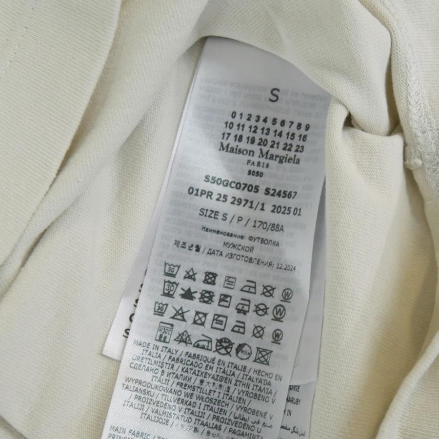 MAISON MARGIELA メゾンマルジェラ メンズラウンドネックTシャツ S50GC0705 S24567 ライトグレージュの画像