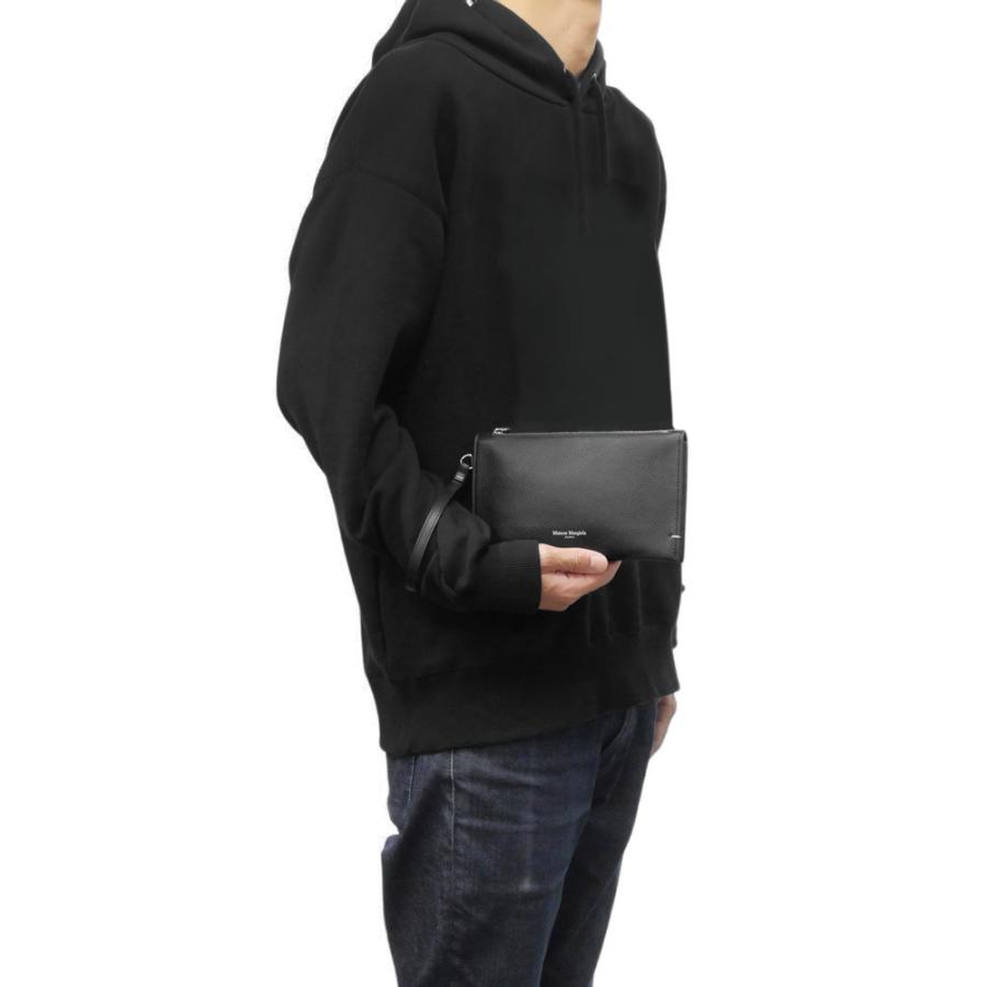 Maison Margiela ブラック ポーチ Maison Margiela（メゾンマルジェラ） メンズポーチ SA2VL0021 P7268