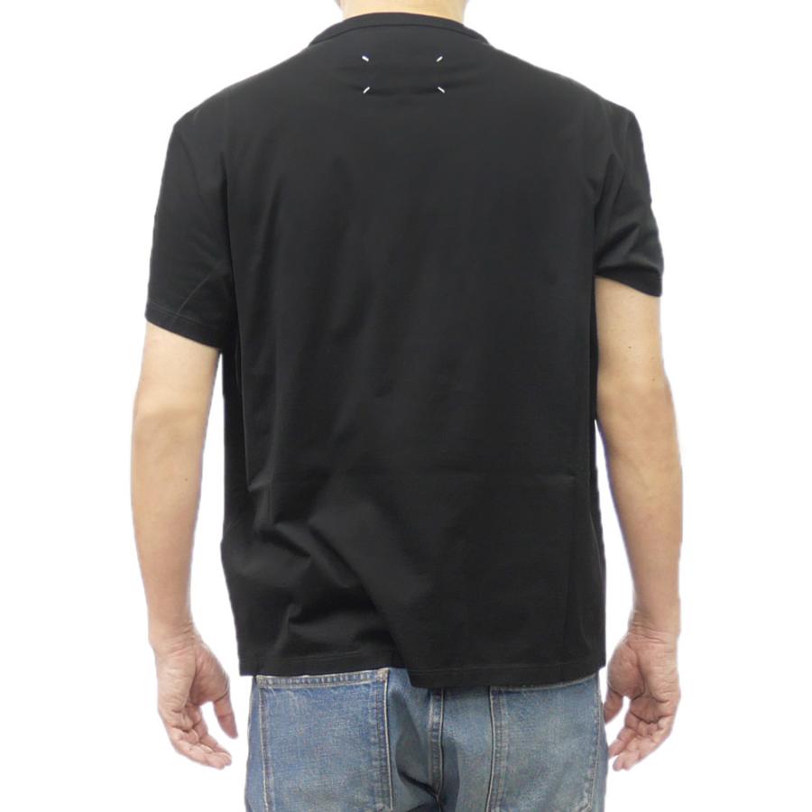 MAISON MARGIELA メゾンマルジェラ メンズクルーネックTシャツ S30GC0701 S22816 ブラック 定番人気商品の画像