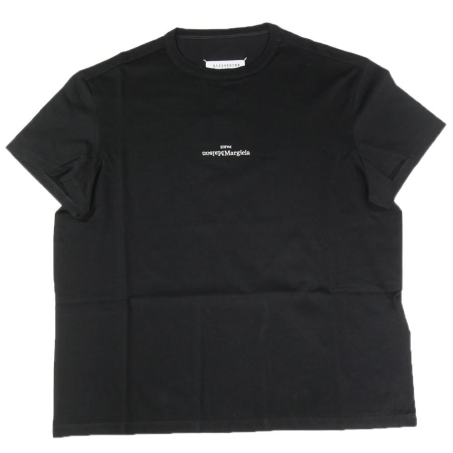 MAISON MARGIELA メゾンマルジェラ メンズクルーネックTシャツ S30GC0701 S22816 ブラック 定番人気商品の画像