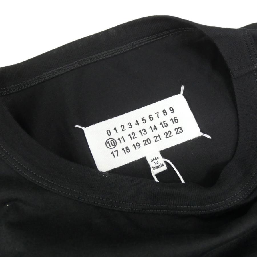MAISON MARGIELA メゾンマルジェラ メンズクルーネックTシャツ S30GC0701 S22816 ブラック 定番人気商品の画像