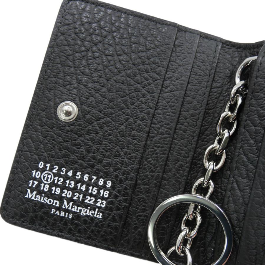 MAISON MARGIELA メゾンマルジェラ メンズ キーリング カードケース S56UI0128 P4455 ブラック 定番人気商品の画像