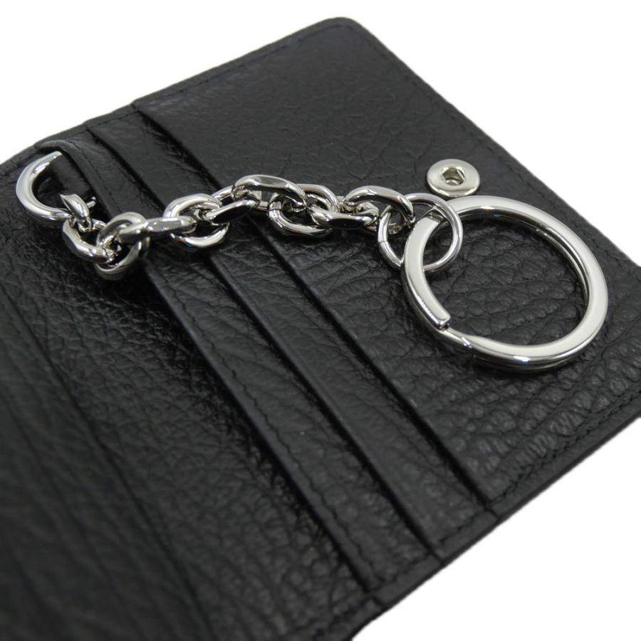 MAISON MARGIELA メゾンマルジェラ メンズ キーリング カードケース S56UI0128 P4455 ブラック 定番人気商品の画像
