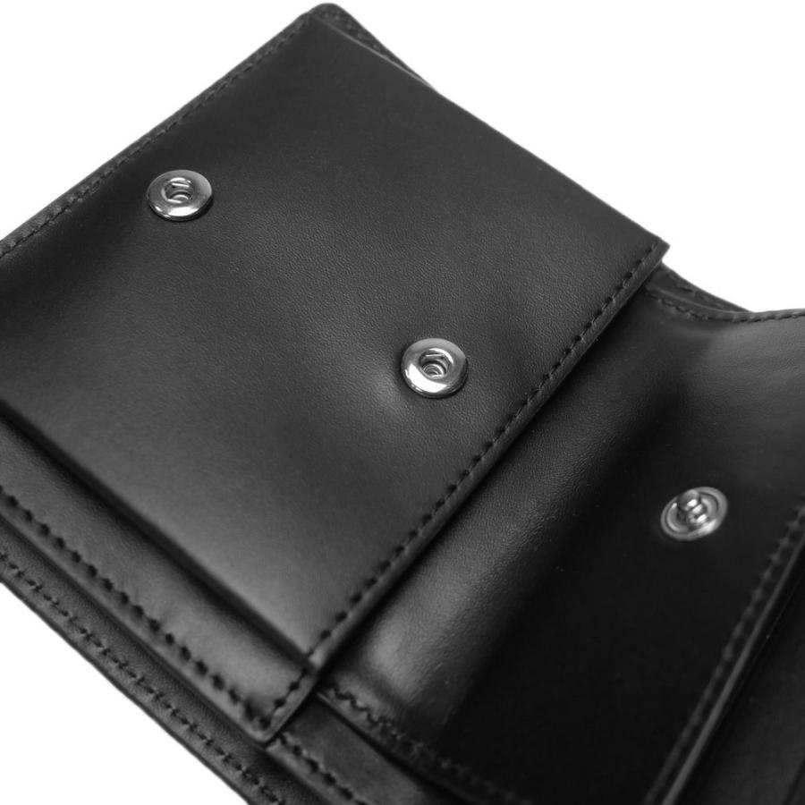 MAISON MARGIELA メゾンマルジェラ メンズ二つ折り財布（小銭入れ付き） SA3UI0007 P4745 ブラック 定番人気商品の画像