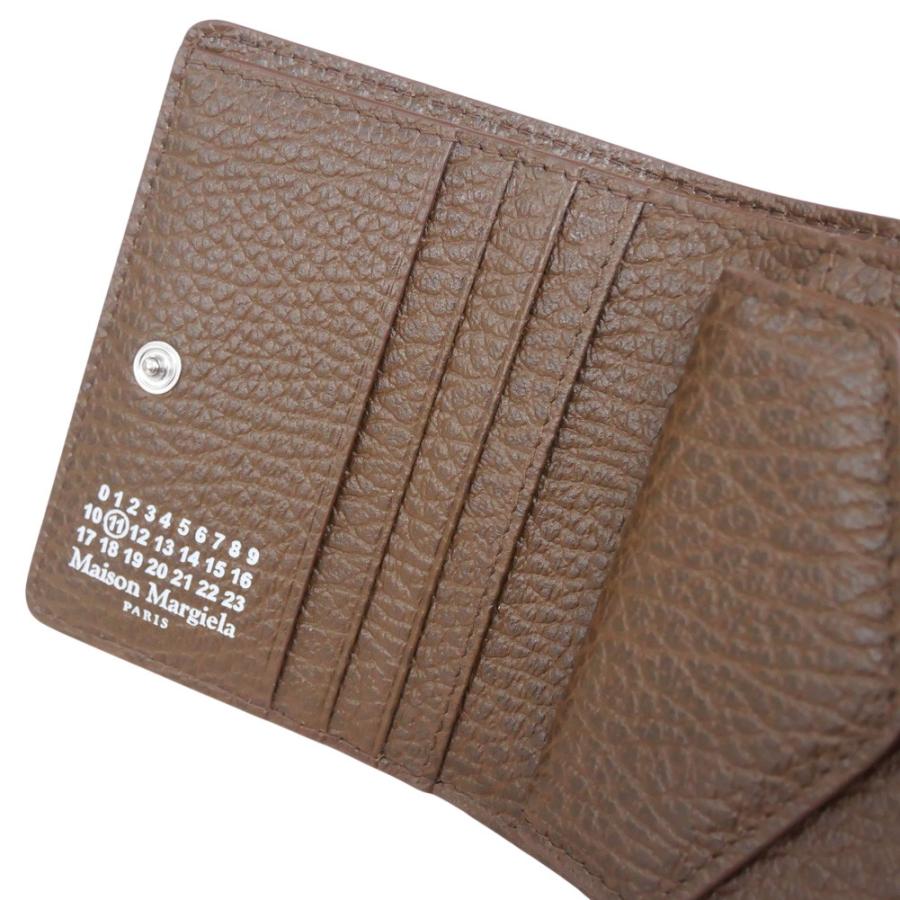 MAISON MARGIELA メゾンマルジェラ メンズ二つ折り財布（小銭入れ付き） S56UI0140 P4455 ブラウン 2026春夏新作の画像