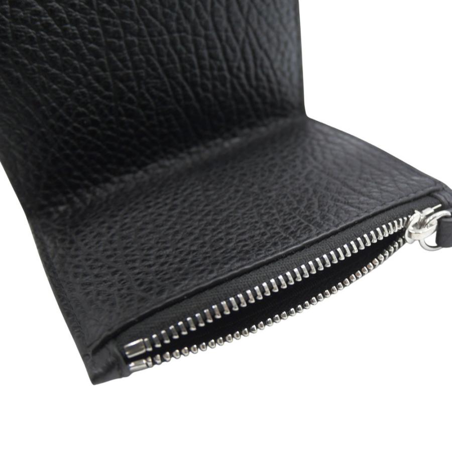 MAISON MARGIELA メゾンマルジェラ メンズ二つ折り財布（小銭入れ付き） SA1UI0023 P4455 ブラック 定番人気商品の画像