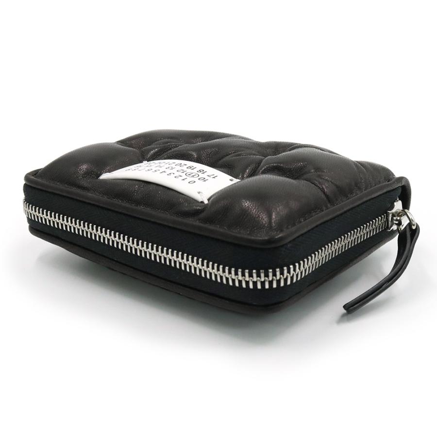 MAISON MARGIELA メゾンマルジェラ メンズラウンドファスナー財布（小銭入れ付き） SA1UI0032 P6434 ブラック 2026春夏新作の画像