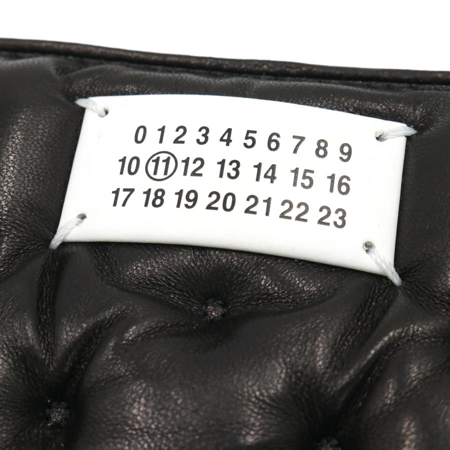MAISON MARGIELA メゾンマルジェラ メンズラウンドファスナー財布（小銭入れ付き） SA1UI0032 P6434 ブラック 2026春夏新作の画像