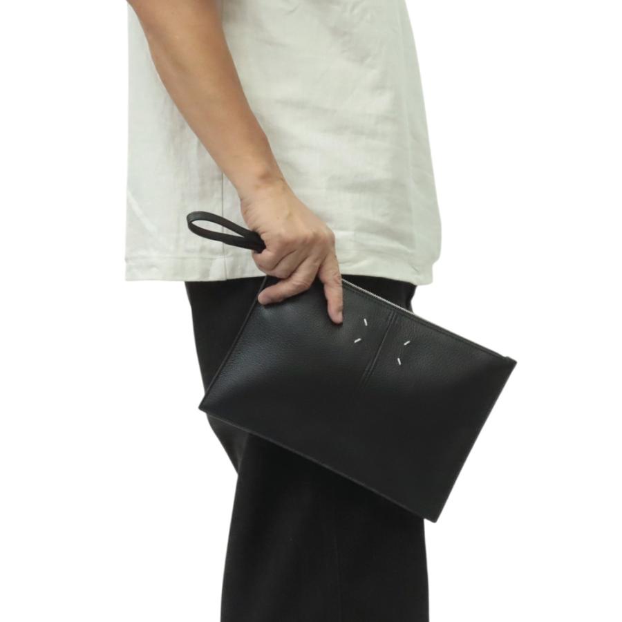 MAISON MARGIELA メゾンマルジェラ ユニセックス クラッチバッグ SA2TT0007 P7268 ブラック 2026春夏新作の画像