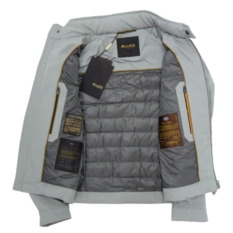 MOORER（ムーレー） メンズダウンブルゾン FILIPPO-KN グレー : TRE