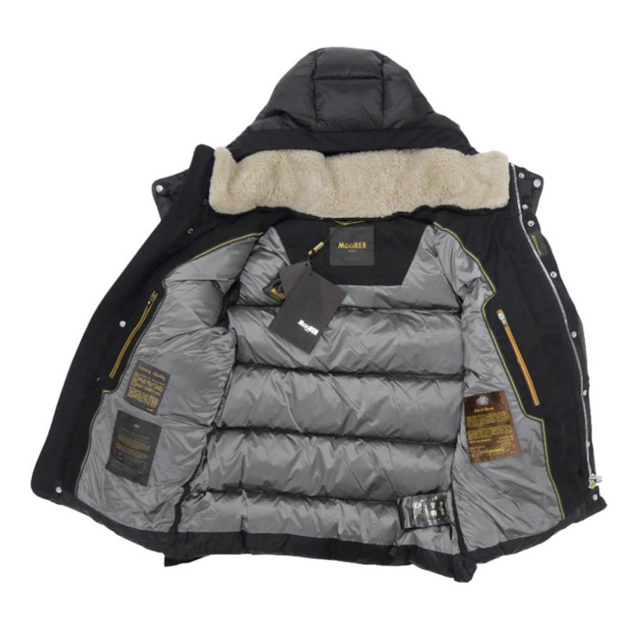 MOORER ムーレー メンズダウンジャケット JAKE-SHK ブラック MOORER ムーレー メンズダウンジャケット JAKE-SHK ブラック